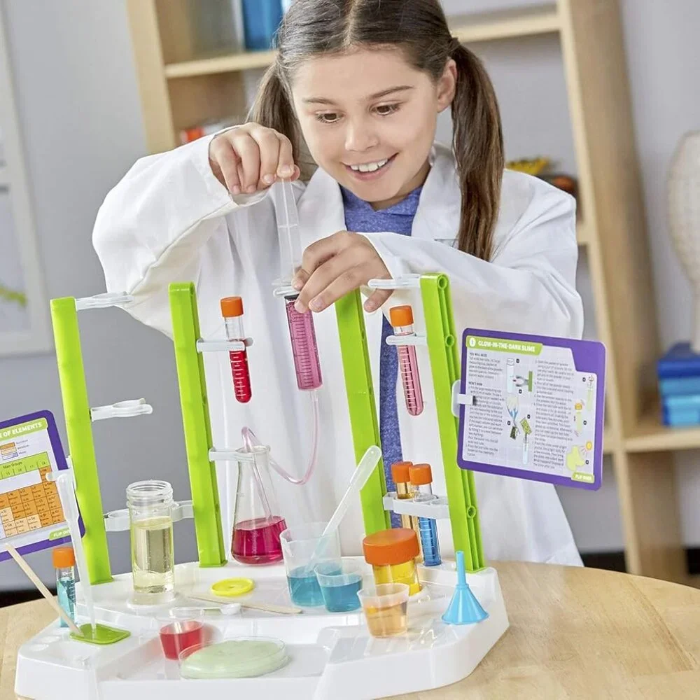 Thames & Kosmos Ooze Labs Chemistry Station Science Experiment Kit STEM Toy 20 N